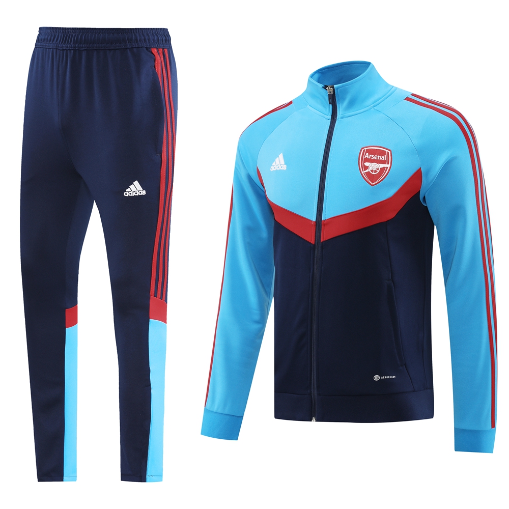 AAA Quality Arsenal 24/25 Tracksuit - Blue/Navy Blue